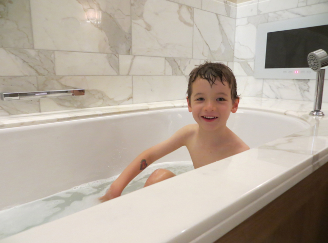 Corinthia Hotel London Review - Enjoying a Bath