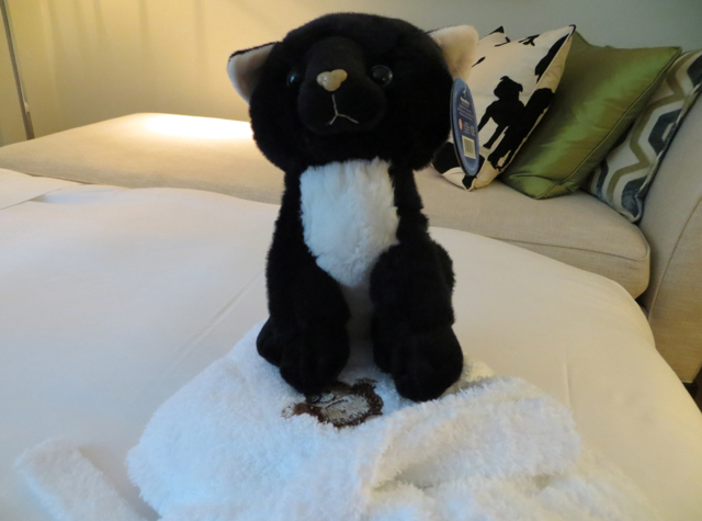 Corinthia Hotel London Review - Stuffed Animal and Child Bathrobe