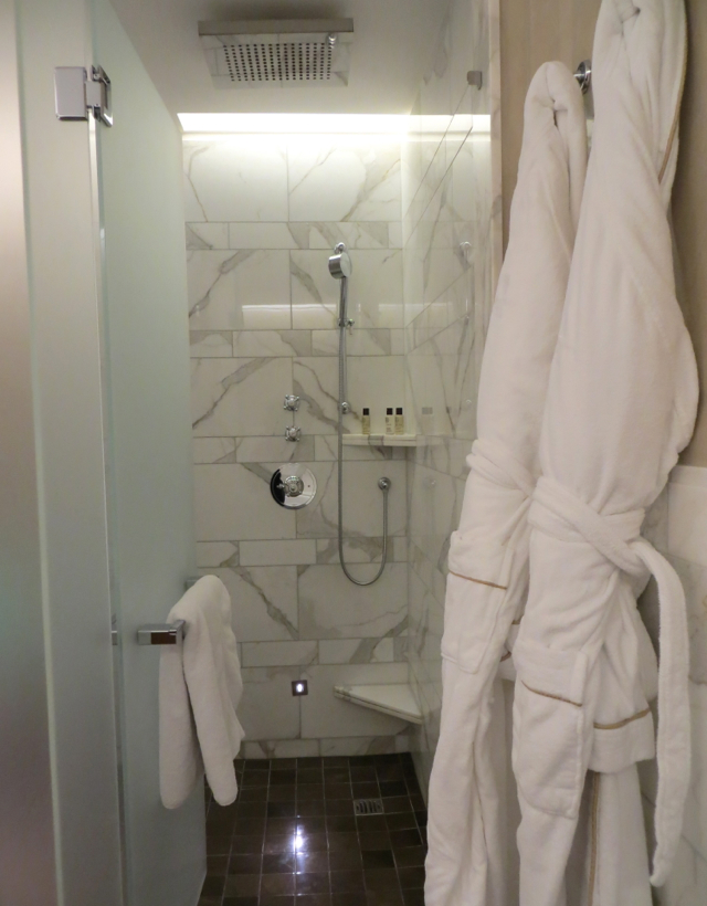 Corinthia Hotel London Review - Executive Bathroom Rain Shower