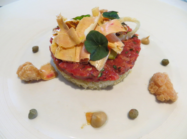 Petrus Restaurant Review - Beef Tartare with Foie Gras