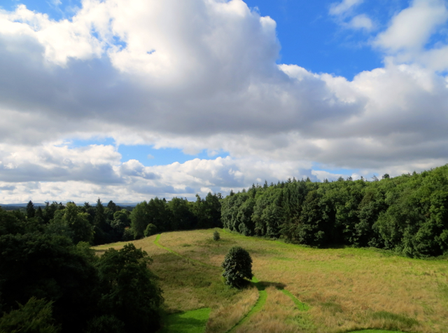 Dalhousie Castle Review Bonnyrigg Scotland - View from Terrace of Room 8