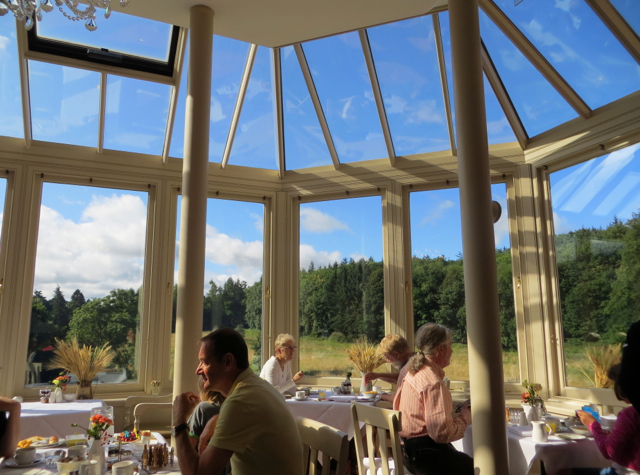 Dalhousie Castle Review - The Orangery Restaurant