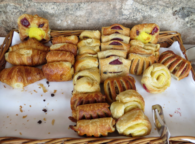 Dalhousie Castle Review - Breakfast Pastries, The Orangery