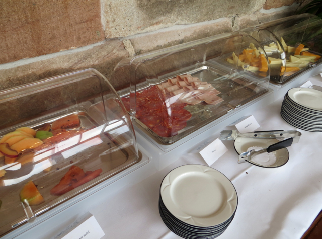 Dalhousie Castle Review - Breakfast Cold Cuts, The Orangery