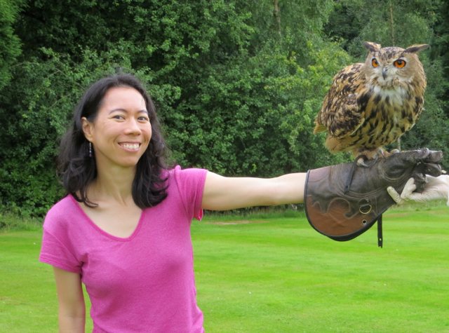 Dalhousie Castle Falconry - With a Tawny Owl