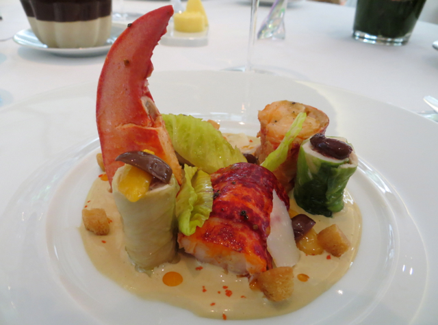 Epicure at Le Bristol Paris Restaurant Review - Blue Lobster First Course