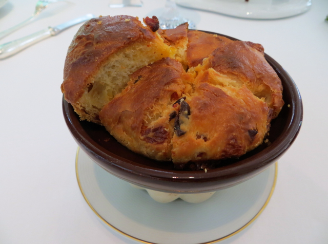 Epicure at Le Bristol Paris Restauant Review - Savory Cheese Kugelhopf with Lardons