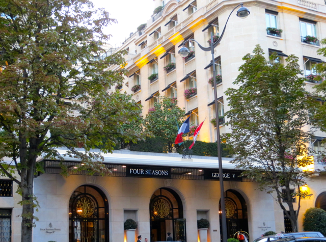 Four Seasons Paris Review - Entrance of Four Seasons George V