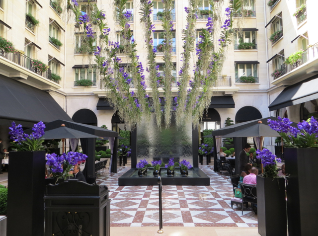 Four Seasons Paris Review - La Galerie Courtyard 