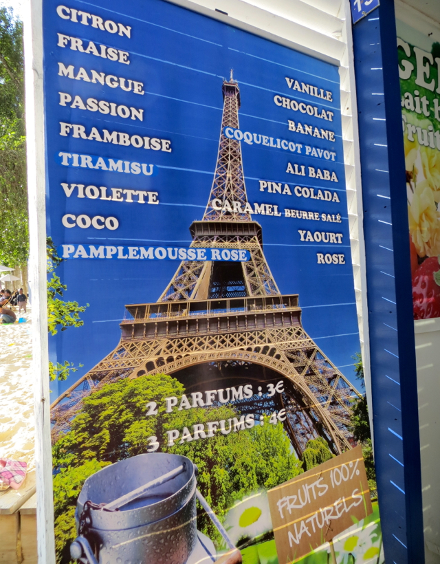 Paris Plages-Paris Beaches - Ice Cream Flavors