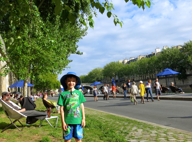 Paris Plages-Paris Beaches Beautiful Day