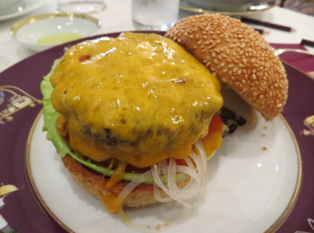 Le Cinq at Four Seasons Paris Restaurant Review - Cheeseburger from Kids Menu