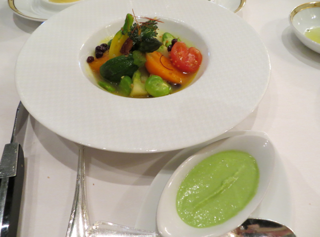 Le Cinq at Four Seasons Paris Restaurant Review - Young Vegetables