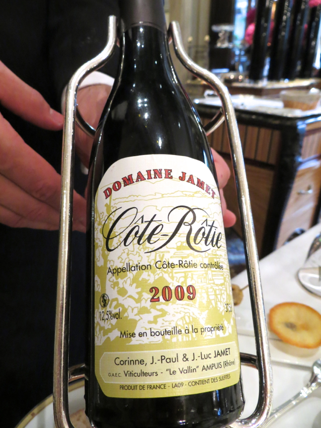 Le Cinq at Four Seasons Paris Restaurant Review - Cote Rotie