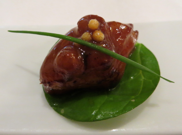 Le Cinq at Four Seasons Paris Restaurant Review - Glazed Octopus