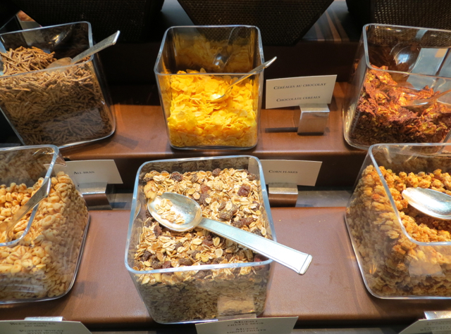 Park Hyatt Paris Breakfast Buffet Review - Cereals