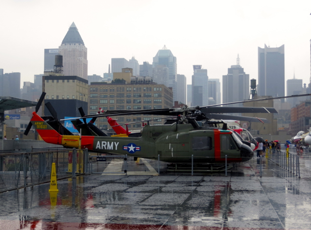 Intrepid Museum NYC Review - Helicopters on Flight Deck