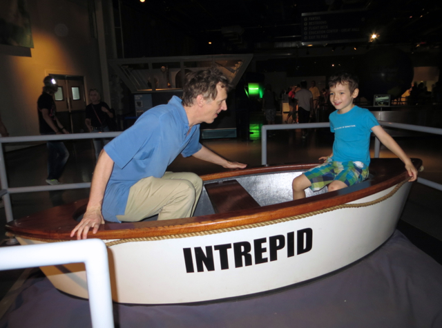 Intrepid Museum NYC Review - Life Boat