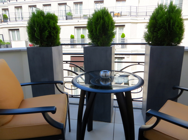 Prince de Galles Paris Hotel Review - Art Deco Deluxe Room Terrace