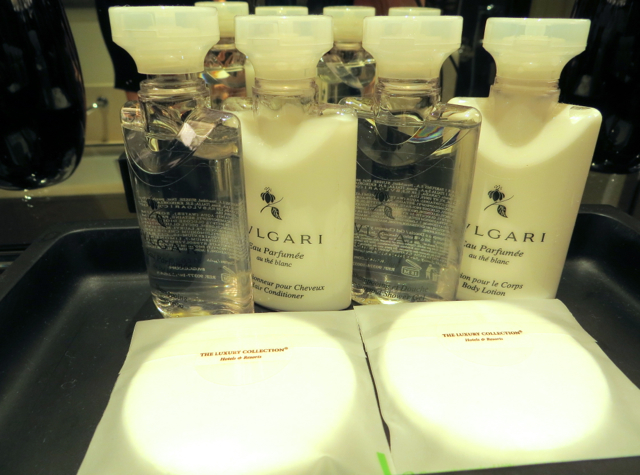 Prince de Galles Paris Hotel Review - Bulgari White Tea Bath Amenities