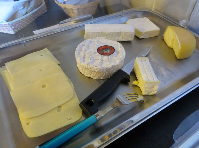 La Grande Eperviere Barcelonnette France Hotel Review - Breakfast Buffet Cheeses