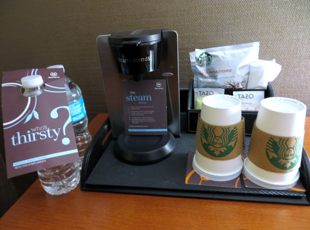 Sheraton at the Falls Niagara NY Hotel Review - Coffee and Tea Maker