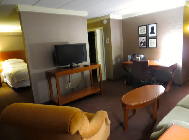 Sheraton at the Falls Niagara NY Hotel Review - Living Area and Desk