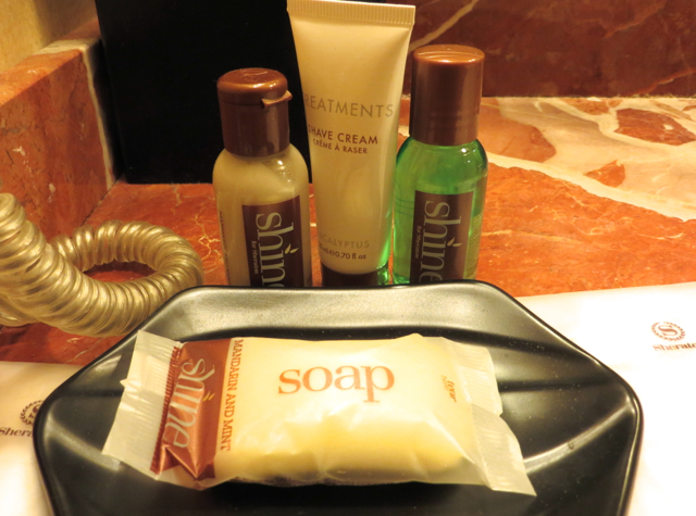 Sheraton at the Falls Niagara NY Hotel Review - Shine Bath Amenities