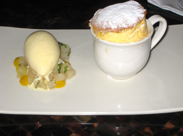 Amankila Ocean Suite Review, Bali - Passion Fruit Souffle for Dessert