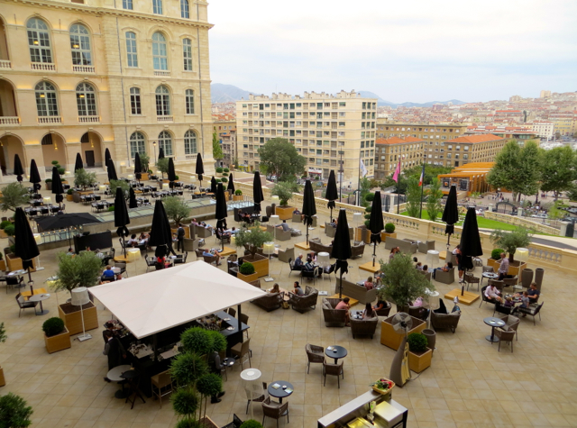 InterContinental Marseille Hotel Dieu Review - Les Fenetres Terrace