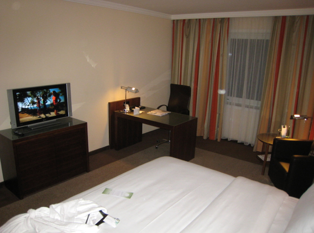 Westin Grand Frankfurt Hotel Review - Deluxe Room TV and Desk