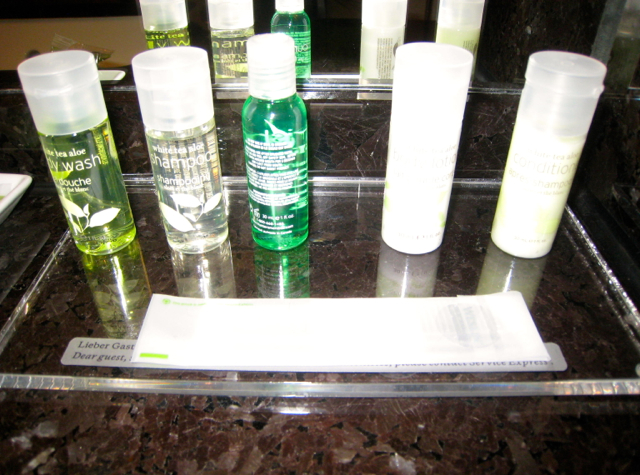 Westin Grand Frankfurt Hotel Review - White Tea Aloe Bath Amenities