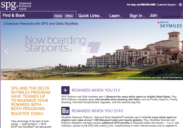 Earn SPG Points Faster: Crossover Rewards with SPG and Delta SkyMiles