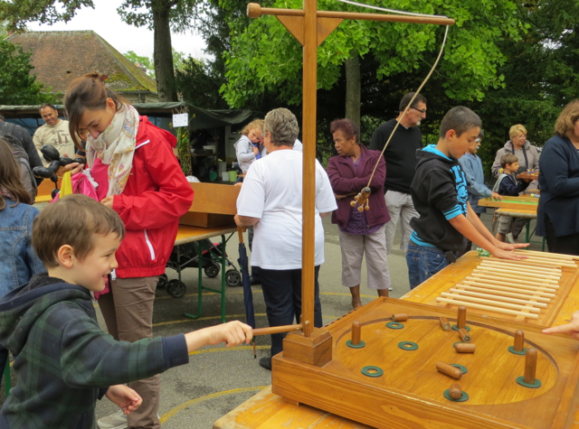 Provins, France Fete de la Moisson Harvest Festival - Kids' Games