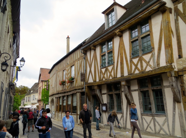 Provins, France Fete de la Moisson Harvest Festival - Provins Street