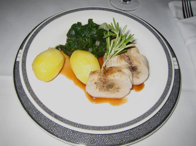Singapore Suites Review - Chicken Stuffed with Wild Mushrooms