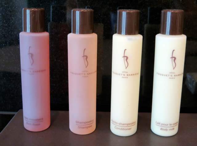 Hotel Fouquet's Barriere Paris Review - Bath Amenities