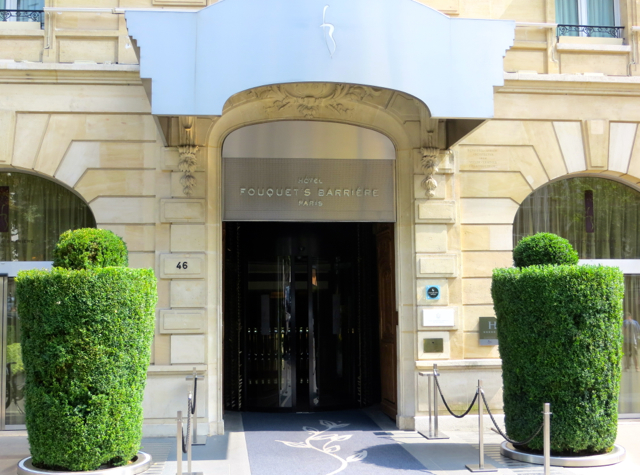 Hotel Fouquet's Barriere Paris Review - Entrance