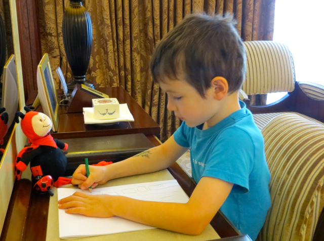 Hotel Fouquet's Barriere Paris Review - Drawing with Kids' Amenities