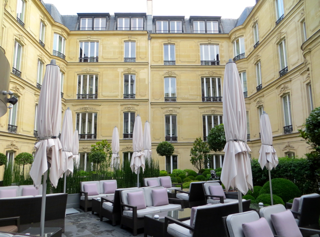 Hotel Fouquet's Barriere Paris Hotel Review - Galerie Joy Terrace 