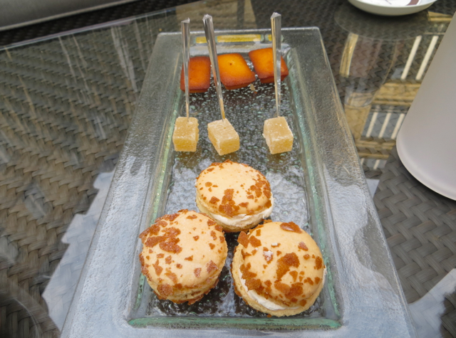 Hotel Fouquet's Barriere Paris Review - Delicious Sweets at Galerie Joy Terrace