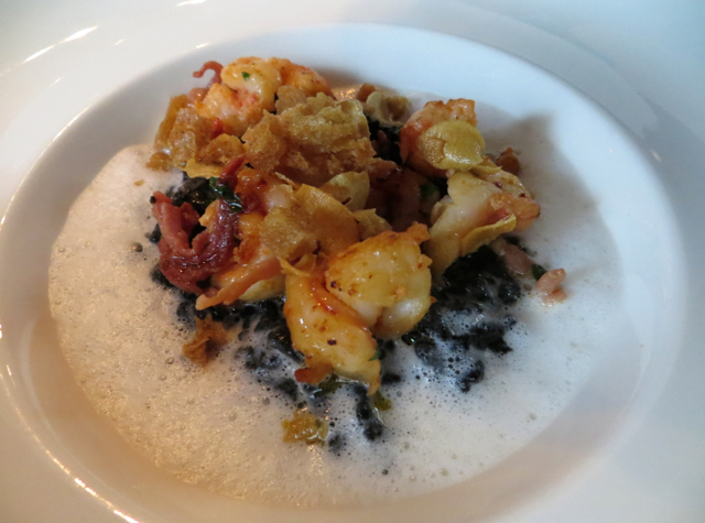 La Regalade Conservatoire Paris Review - Squid Ink Risotto with Shrimp