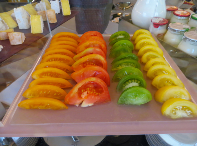 Breakfast in Paris at Le Diane, Hotel Fouquet's Barriere - Tomatoes