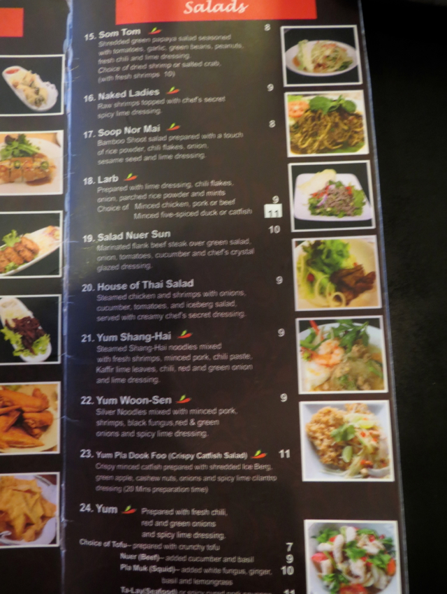 thai house express menu