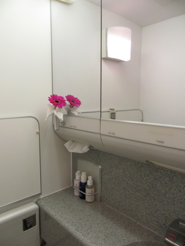 British Airways New First Class Review - First Class Bathroom