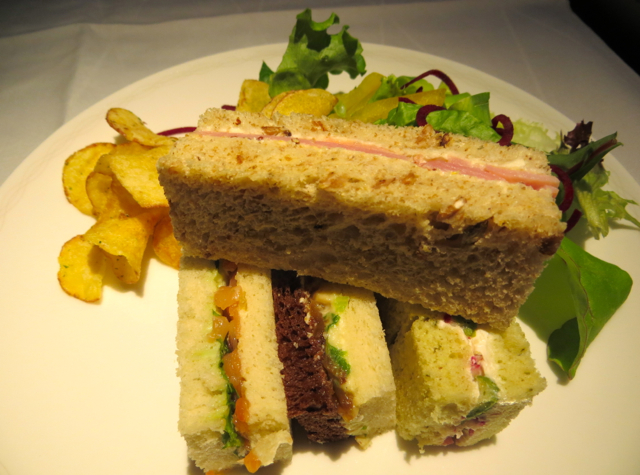 British Airways New First Class Review - Afternoon Tea Sandwiches