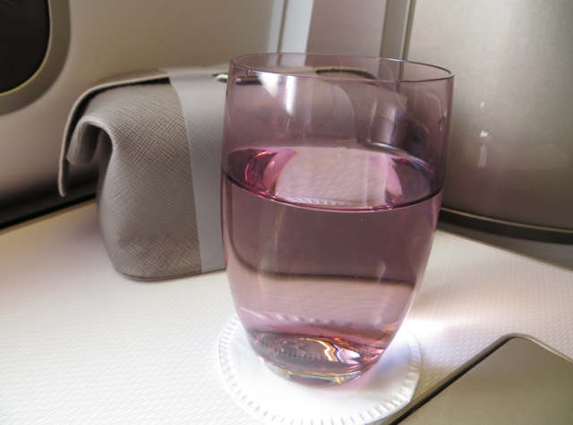 British Airways New First Class Review - Pre-Flight Drink and Amenity Kit