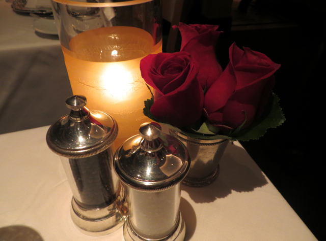 Review: Restaurant Gary Danko, San Francisco-Roses and Candle