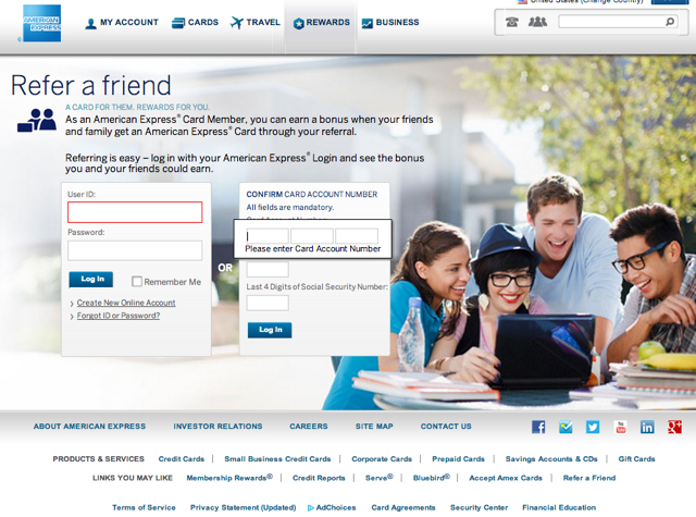 AMEX Refer a Friend: Up to 55K Bonus Points per Year (Targeted)