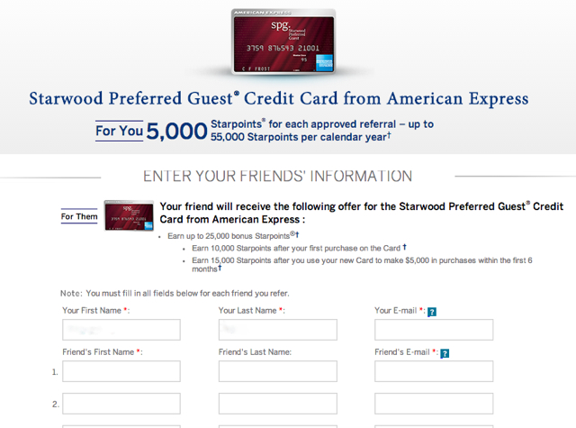 AMEX Refer a Friend: Up to 55,000 Bonus Points per Year (Targeted)